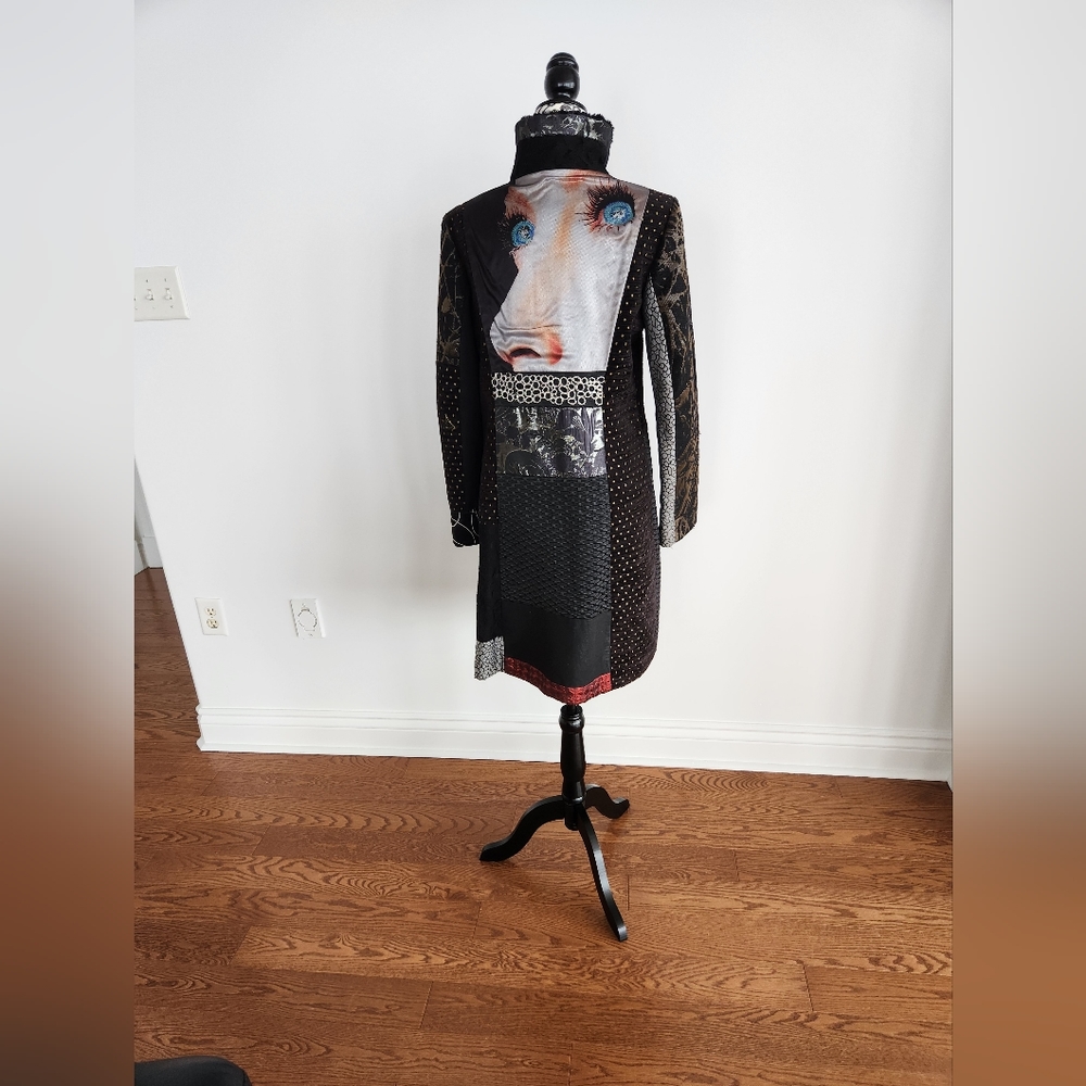 DESIGUAL Amazing Face Coat Rare! Size 42